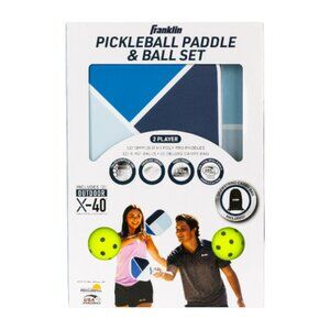Franklin Sports 2-Player Pickleball Set – 2 Paddles + 2 Balls